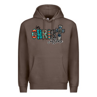 Coffee in christ alone Premium Hoodie - RacoonDesign