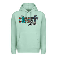 Seafoam in christ alone Premium Hoodie - RacoonDesign