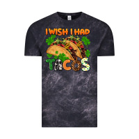 Cloud Black I wish i had tacos St. Patrick's day Vintage Tee - FaDigitalArtStudio