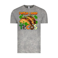 Cloud Rock I wish i had tacos St. Patrick's day Vintage Tee - FaDigitalArtStudio