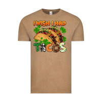 Vintage Coffee I wish i had tacos St. Patrick's day Vintage Tee - FaDigitalArtStudio