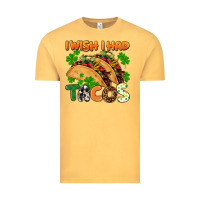 Vintage Mustard I wish i had tacos St. Patrick's day Vintage Tee - FaDigitalArtStudio