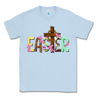 Dusty Blue Easter crown of thorns Easter Day Classic Tee - HowdyJamesFarm