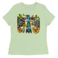 Matcha western free bird Ladies Tee - OliviaCreatesArt