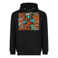 Black turkey Heavyweight Hoodie - JahusDesignShop