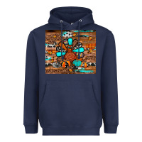 Navy turkey Heavyweight Hoodie - JahusDesignShop