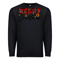Black merry christmas Premium Sweatshirt - JahusDesignShop