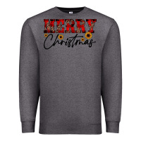 Charcoal Heather merry christmas Premium Sweatshirt - JahusDesignShop