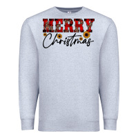 Heather Grey merry christmas Premium Sweatshirt - JahusDesignShop