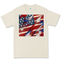 Bone American flag glitter 4th of july Premium Tee - CowGirlArtShop