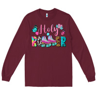 Burgundy holy roller Long Sleeve Tee - BundleAndBundleShop