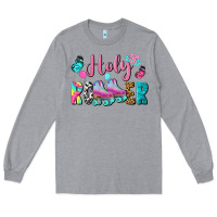 Heather Grey holy roller Long Sleeve Tee - BundleAndBundleShop