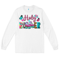 White holy roller Long Sleeve Tee - BundleAndBundleShop