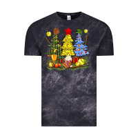 Cloud Black christmas with softball trees bbs Vintage Tee - BundleAndBundleShop