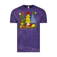 Cloud Purple christmas with softball trees bbs Vintage Tee - BundleAndBundleShop