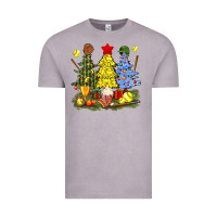 Vintage Zinc christmas with softball trees bbs Vintage Tee - BundleAndBundleShop