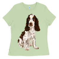 Matcha english cocker spaniel Ladies Tee - FaDigitalArtStudio