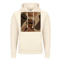 Vintage Artic melanin raised fist seamless pattern Vintage Hoodie - BundleAndBundleShop