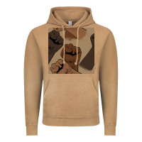 Vintage Camel melanin raised fist seamless pattern Vintage Hoodie - BundleAndBundleShop