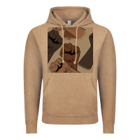 Vintage Coffee melanin raised fist seamless pattern Vintage Hoodie - BundleAndBundleShop