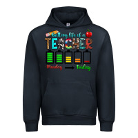 Navy battery life of a teacher monday friday Urban Hoodie - RanaPortraitStore