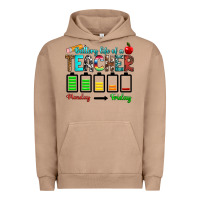 Pigment Burro battery life of a teacher monday friday Urban Hoodie - RanaPortraitStore