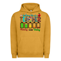 Pigment Peanut Butter battery life of a teacher monday friday Urban Hoodie - RanaPortraitStore