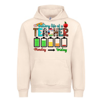 Sandshell battery life of a teacher monday friday Urban Hoodie - RanaPortraitStore