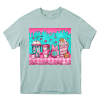Arona pink christmas coffee Heavy Core Tee - Jasminsmagicworld