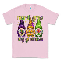 Bubblegum Pink Mardi Gras with my gnomies Classic Tee - HowdyJamesFarm