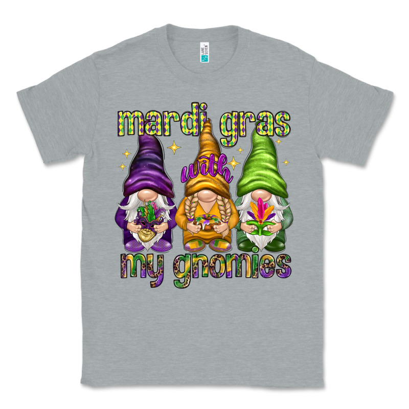 Mardi Gras With My Gnomies Classic Tee by HowdyJamesFarm | Teevron