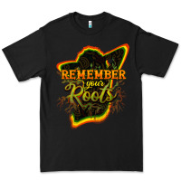 Black Remember your roots Premium Tee - HowdyJamesFarm