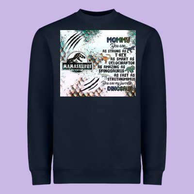 Don't Mess With Mamasaurus Heavyweight Sweatshirt Designed By Jahusdesignshop