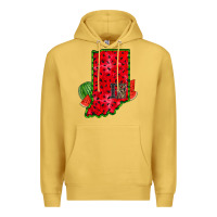 Antique Gold indiana watermelon Premium Hoodie - RacoonDesign