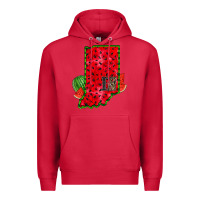 Cardinal indiana watermelon Premium Hoodie - RacoonDesign