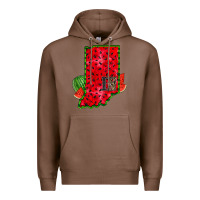 Chestnut indiana watermelon Premium Hoodie - RacoonDesign