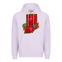 Lilac indiana watermelon Premium Hoodie - RacoonDesign