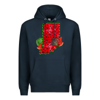 Navy indiana watermelon Premium Hoodie - RacoonDesign