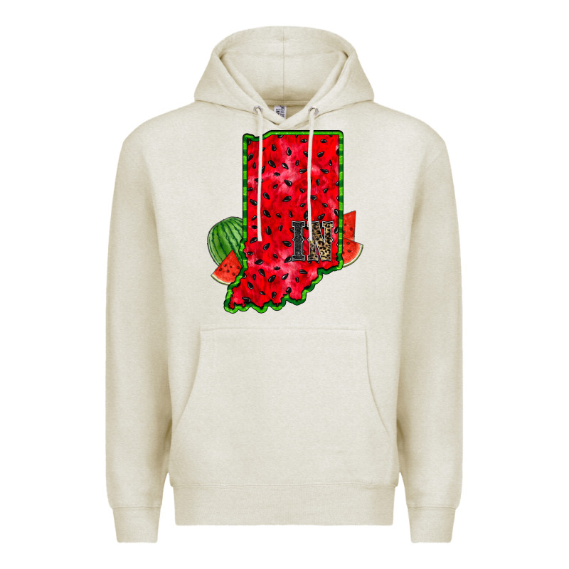 Indiana Watermelon Premium Hoodie by RacoonDesign | Teevron