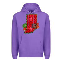Purple indiana watermelon Premium Hoodie - RacoonDesign