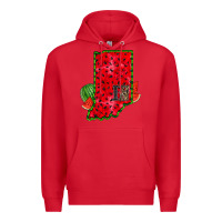 Red indiana watermelon Premium Hoodie - RacoonDesign