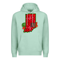 Seafoam indiana watermelon Premium Hoodie - RacoonDesign