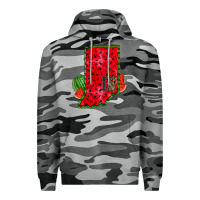 Slate Camo indiana watermelon Premium Hoodie - RacoonDesign