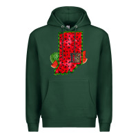 Sports Green indiana watermelon Premium Hoodie - RacoonDesign