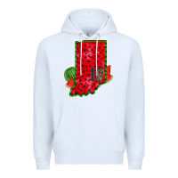 White indiana watermelon Premium Hoodie - RacoonDesign
