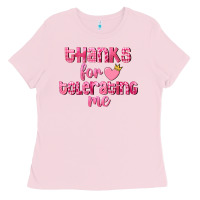 Bubblegum Pink Thanks for tolerating me Valentine's Day Ladies Tee - FaDigitalArtStudio