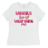 White Thanks for tolerating me Valentine's Day Ladies Tee - FaDigitalArtStudio