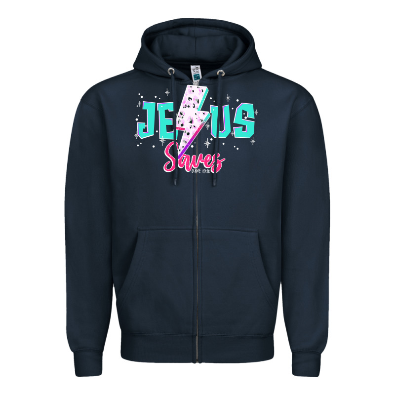 Jesus Saves Zipper Hoodie by JahusDesignShop | Teevron