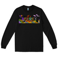 Black it's spooky season libbey glass Long Sleeve Tee - BundleAndBundleShop