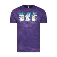 Cloud Purple snowman winter bbs Vintage Tee - BundleAndBundleShop